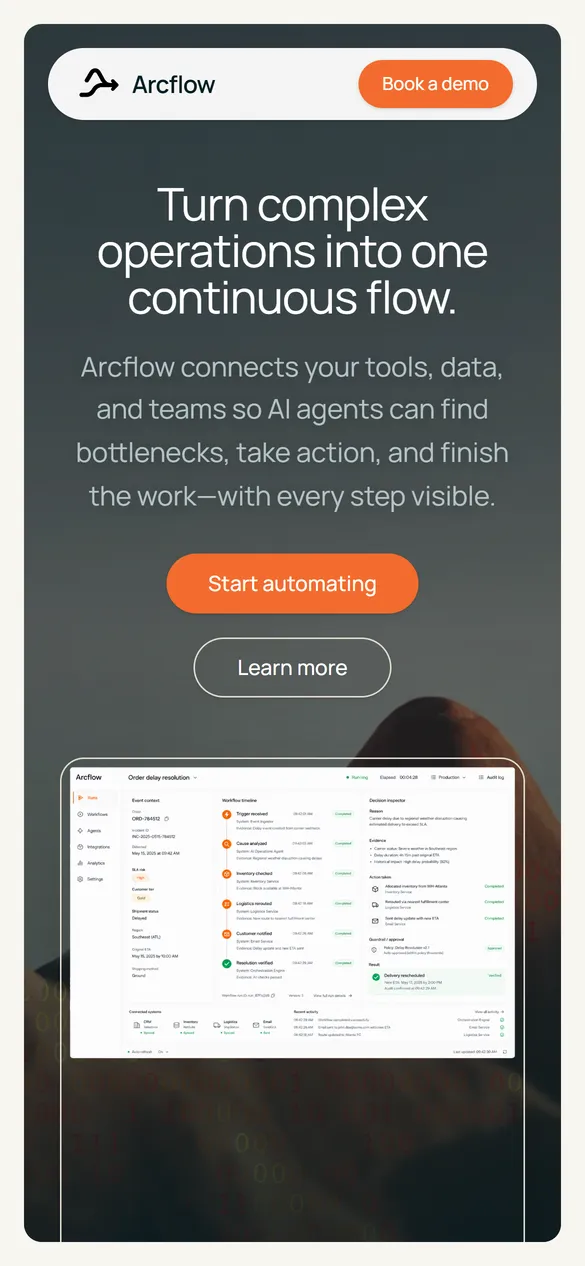 Arcflow on a phone