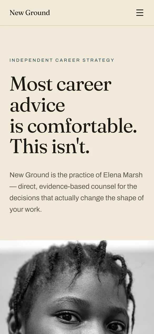 New Ground on a phone