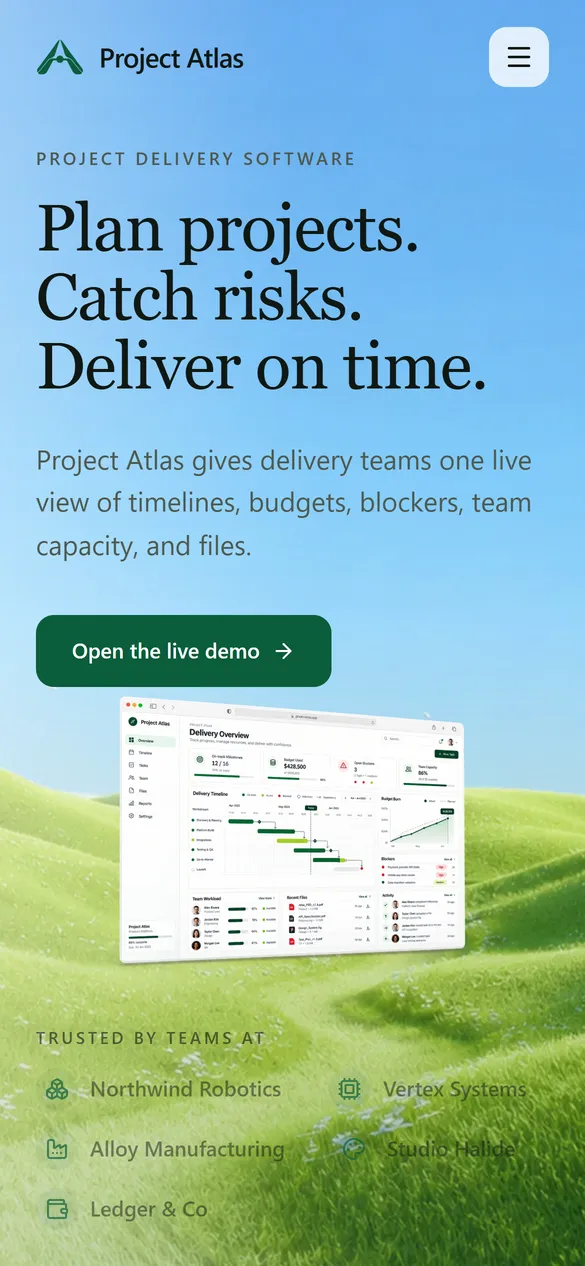 Project Atlas on a phone